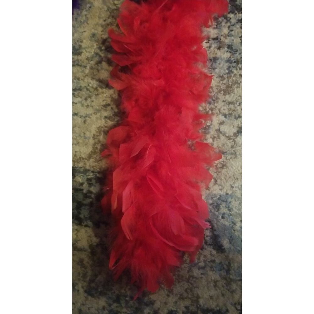 Feather Boa Pretty Elegant Long Flapper Showgirl Party Hollywood Costume 9 piece - Picture 14 of 16